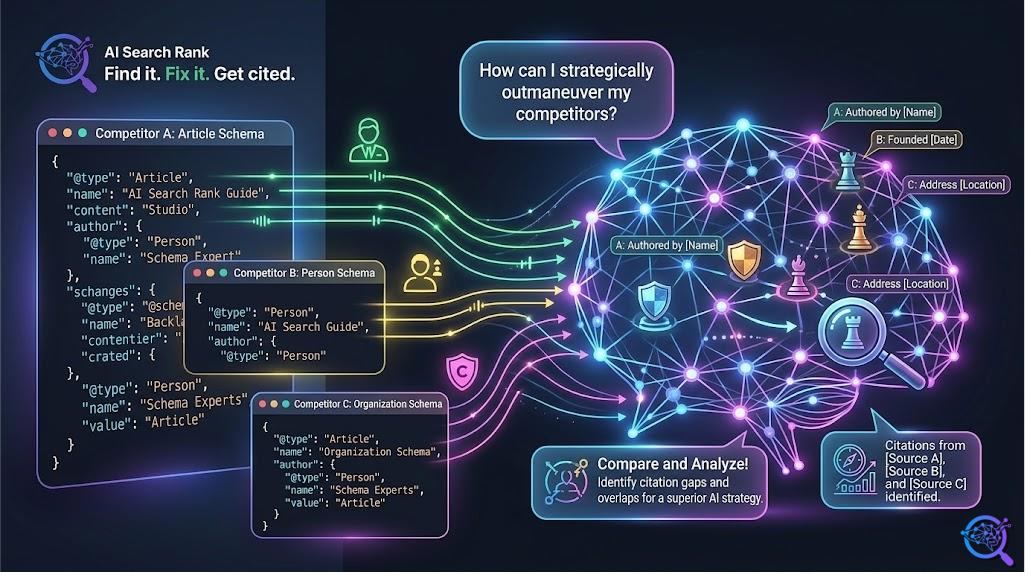 Read Your Competitor's AI Citations Like a Strategist sky on your competitors