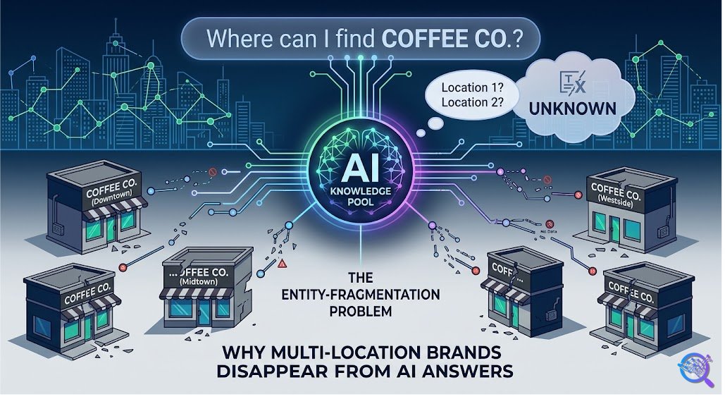 The Entity-Fragmentation Problem: Why Multi-Location Brands Disappear From AI Answers